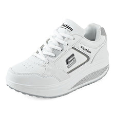 Women Running Shoes Female Sports Shoes Non Slip Damping Outdoor Pu Leather Sneakers #B2481