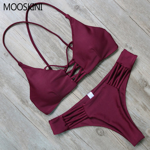 MOOSKINI 2017 Swimwear Women Swimsuit Hot New Style Sexy Brazilian Biquini Push Up Bikinis Set Bathing Suit Maillot De Bain