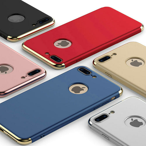 Brand Luxury Shockproof Phone Case For iPhone 7 and 7 plus 3 in 1