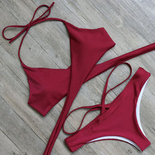 MOOSKINI New Sexy Swimwear Women Swimsuit 2017 Brazilian Bikini Bandage Beach Wear Bathing Suit Push Up Bikini Set Femme