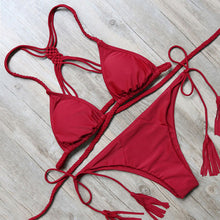 MOOSKINI New Sexy Swimwear Women Swimsuit 2017 Brazilian Bikini Bandage Beach Wear Bathing Suit Push Up Bikini Set Femme