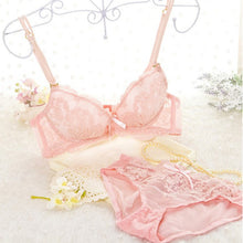 Brand Design Women Lace Floral Push Up Bra Set