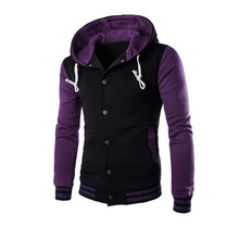 New Hooded Baseball Jacket Men 2016 Slim Hoodie Warm Mens Slim Fit Varsity Jacket Brand Stylish College Jacekt Veste Homme