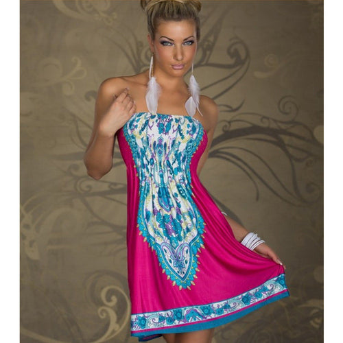 New Casual Bohemian Celebrity Vintage Dress