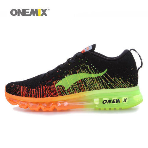 Onemix brand 2016 men's running shoes high quality sport shoes colorful men's athletic sports shoes size EU43-46 free shipping